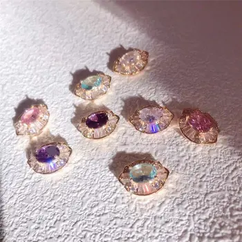 10tk/palju 3D Luksus Ovaalne Kristallid Nail Art Tsirkoon Kive Kalliskivid Kaunistused Sulamist Kawaii Tarvikud Küüned Asjade Võlu
