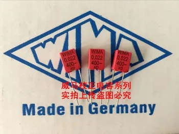 2020 hot müük 10tk/20pcs Saksamaa WIMA MKS2 400V 0.022 UF 400V 223 22n P: 5mm Audio kondensaator tasuta shipping