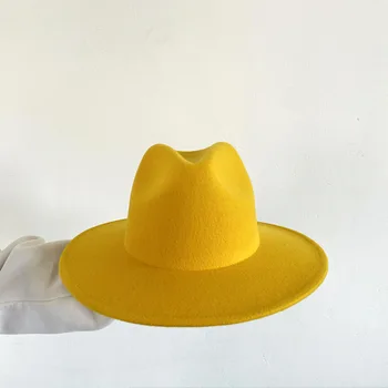 202104-SY-8147A MAGUS värvi villa tahke korter vaba aja veetmise fedoras ühise põllumajanduspoliitika mehed naised panama jazz müts