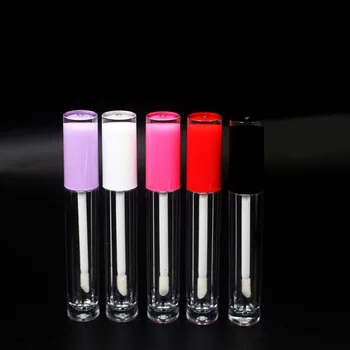 5ml Uus Läbipaistev Plastik Silindriline huuleläige Tühi Toru DIY Kosmeetika Huule Glasuur Huule Õli pakendikonteinerite