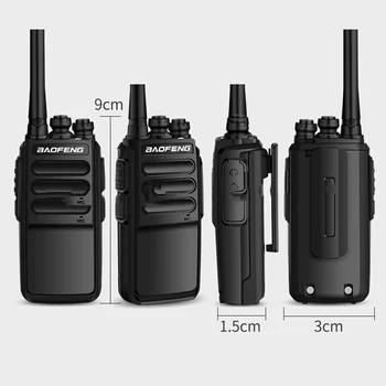 5W Suure Võimsusega Käes Walkie Talkie Portable Anti-interferentsi Valju Müra Vähendamise Walkie-talkie Ultra-pikk ooteaeg