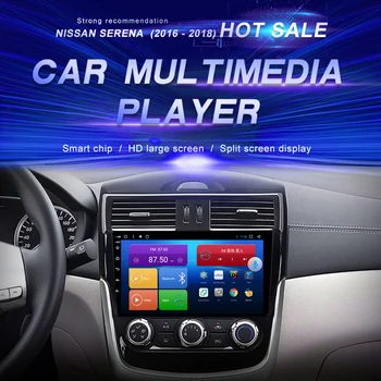 Android Auto DVD Nissan Serena (2016 - 2018) Auto Raadio Multimeedia Video Mängija, Navigatsiooni GPS Android10.0 Double Din