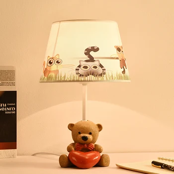 Armas karu tabel lamp uuring magamistuba Öö silmade kaitsmine flexo led seista lugemise lamp led laua valguse lapsed tuba decor