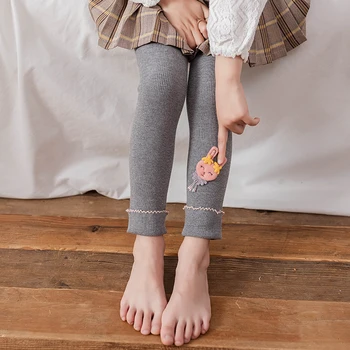 armas Küülik Footless Tüdrukud Põlve Pikkusega Püksid Kid lühikesed Püksid Püksid Kärbitud Laste Puuvillased Retuusid Suvel, kevadel Põhjad