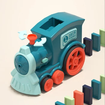 Domino elektriline rong, laste alustalad on automaatselt pannakse lõbus haridus mänguasjad
