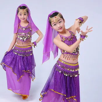 india kõhutants kostüümid puhul lapsed kõht tantsija kostüüm kõht tantsija kanda festival riided tantsu riided tüdrukutele