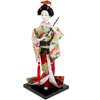 Jaapani Kokeshi Geisha Figuriin Kimono Puust Tüdruk, Puit, Tüdrukute Decor Kujukeste Kingitused Päev Jaapan Set Mänguasi Ornament Kodu