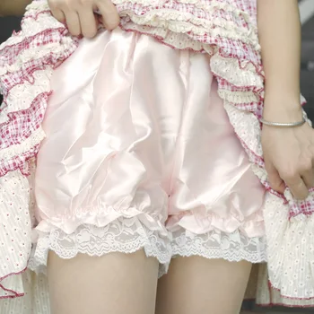 Jaapani Lolita Lolita Pits Pitsi Kõrvits Püksid Õhukesed Retuusid Anti-valgustus Ohutuse Püksid Välimine lühikesed Püksid kawaii tüdruk loli cos