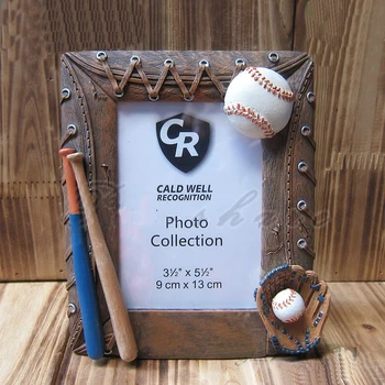 Klassikaline pesapalli teema dekoratiivsed foto raami Loominguline baseball mängu memorial foto raami