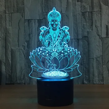 Lampe De Chevet De Chambre 3d laualamp Luminaria De Mesa jõulukinke 3D öösel tuled Remote touch laualambid