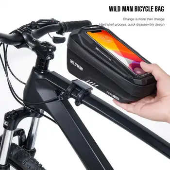 Lenkstangi Kott, Veekindel Puutetundlik Pack Lööke 6.7 Suur Võimsus Mobiiltelefoni Kott MTB Bike Tarvikud Велосумка