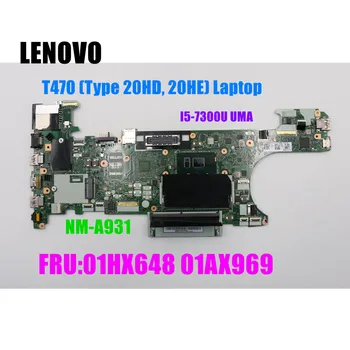 Lenovo Thinkpad T470 Sülearvuti Emaplaadi FRU:01HX648 Sülearvuti emaplaadi CT470 NM-A931 Core SR340 i5-7300U DDR4 Katsetada 100%