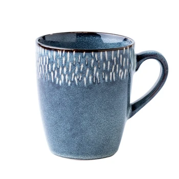 Loominguline kruus ins keraamiline suure mahutavusega kohvi tassi tee tassi home office ' i isikupärastatud hommikusöök kruusid Sinine värv kruus 450-480ML