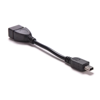 Mini 5pin USB Isane USB 2.0 Type A Female OTG Host Adapter Kaabel OTG Kaabel Mobiiltelefon, Tahvelarvuti Kaamera MP3 MP4 10cm