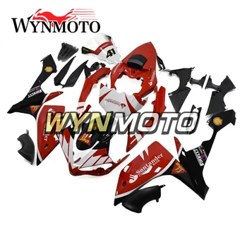 Santander Punane Must Valge Täielik Voolundi Komplekt Yamaha YZF1000 R1 Aasta 2007 2008 07 08 Süsti ABS-Plastist Kere Kit