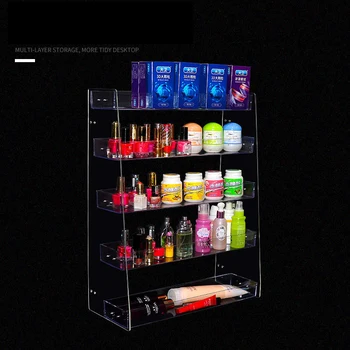 Selge Redeli Akrüül Parfüümi Ladustamise Rack Desktop Koju Kosmeetika Hammas Küünelakk Tegevus Nukk Pop Arvandmed Vitriin Kapp