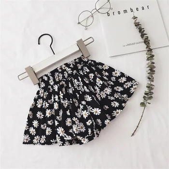 Teise Lapse Tüdruk Kleit Lühikesed Püksid Suvel Lapsed Mini-Line Seelikud Lapsed Flower Trükitud Culottes Riided Lastele Hakama Vestido