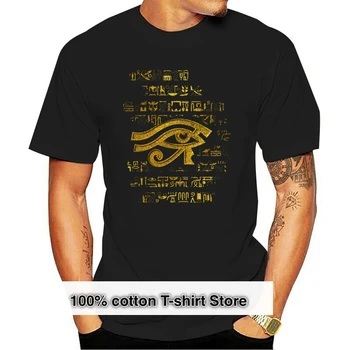 Tops T-Särk Meestele, egiptuse eye of horus Mood Kohandatud Valge Mees Tshirt