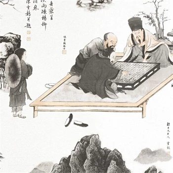 wellyu Hiina stiilis tapeet uue Hiina stiilis antiik stiilis klassikalised Zen tee tuba elutoas TV taust seina-paber