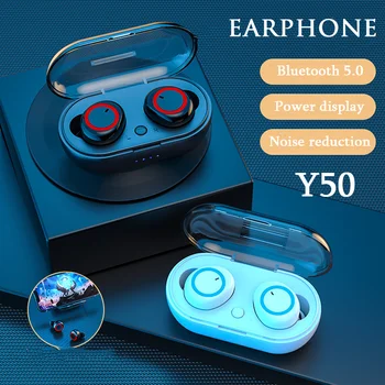 Y50 Bluetooth TWS Kõrvaklapid Võimsus Display Outdoor Spordi-Traadita Kõrvaklapid Touch Control Peakomplekt In-Ear Earbuds Y60 Y30